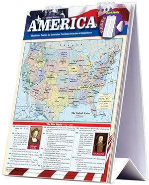 Image du vendeur pour United States of America : Map, History Timeline, U.s. Constitution, Presidents, Declaration of Independence mis en vente par GreatBookPrices