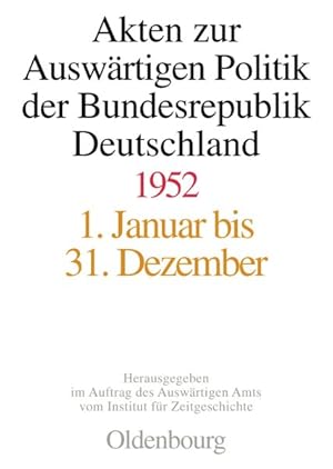 Bild des Verkufers fr 1952 -Language: german zum Verkauf von GreatBookPrices