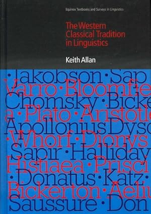 Seller image for Western Classical Tradition in Linguistics for sale by GreatBookPrices
