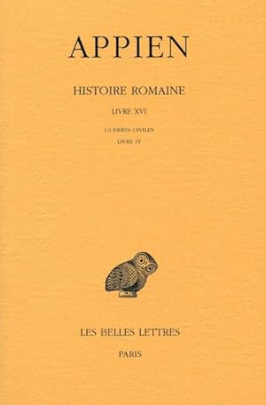 Imagen del vendedor de Appien, Histoire Romaine : Guerres Civiles -Language: french a la venta por GreatBookPrices