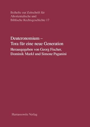 Seller image for Deuteronomium : Tora fur eine neue Generation -Language: German for sale by GreatBookPrices