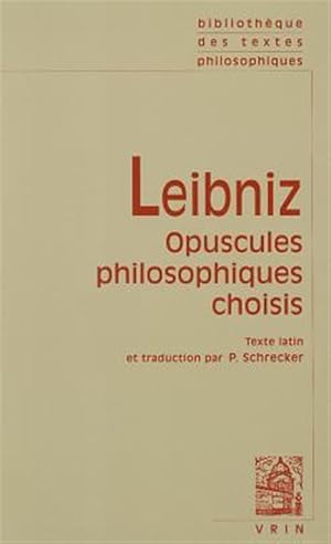 Immagine del venditore per Opuscules Philosophiques Choisis -Language: French venduto da GreatBookPrices