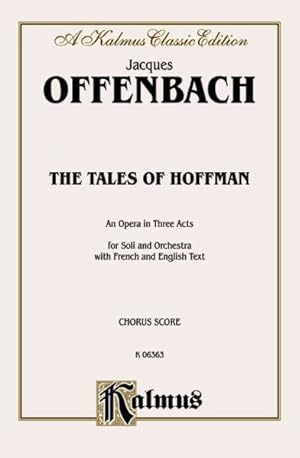 Immagine del venditore per Tales of Hoffmann : Kalmus Edition -Language: french venduto da GreatBookPrices
