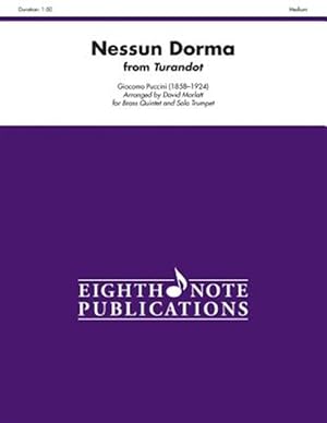 Image du vendeur pour Nessun Dorma from Turandot mis en vente par GreatBookPrices