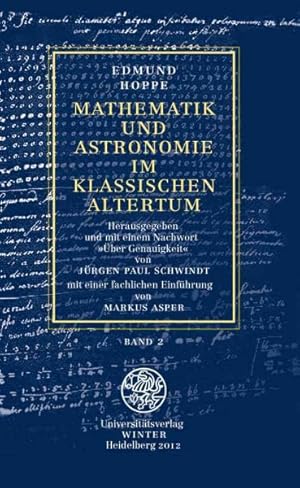 Immagine del venditore per Mathematik Und Astronomie Im Klassischen Altertum : Band 2 -Language: german venduto da GreatBookPrices