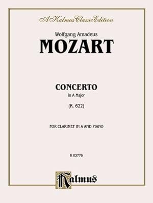 Seller image for Concerto in a Major K.622 : For Clarinet in a and Piano for sale by GreatBookPrices
