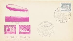 Ansichtskarte / Postkarte Stempel 125. Geburtstag Graf Zeppelin 1963, Friedrichshafen am Bodensee...