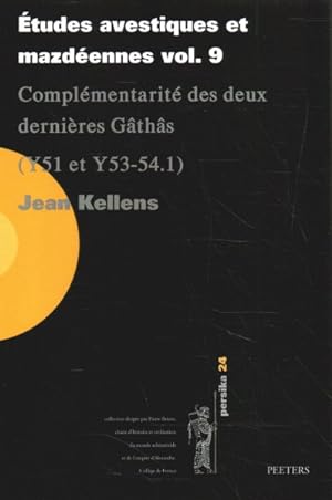 Immagine del venditore per Etudes avestiques et mazdeennes : Complementarite des deux dernieres Gathas; Y51 et Y53-54.1 -Language: french venduto da GreatBookPrices