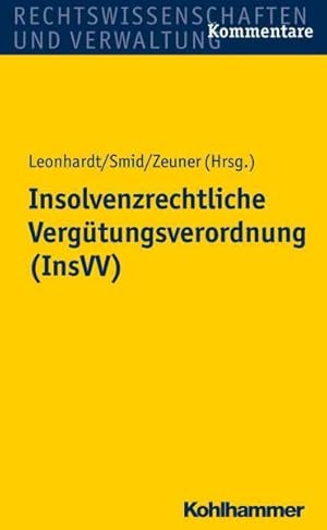 Seller image for Insolvenzrechtliche Vergutungsverordnung Insvv -Language: german for sale by GreatBookPrices