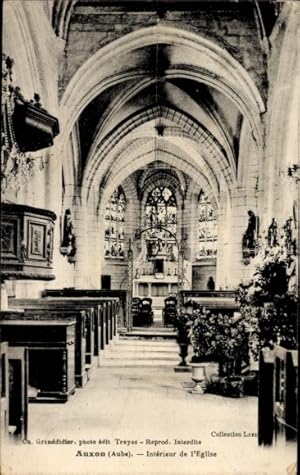 Ansichtskarte / Postkarte Auxon Dessus Doubs, Kirche, Inneres