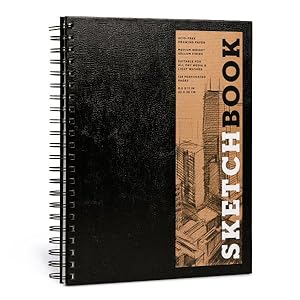 Image du vendeur pour Sketchbook, Basic Large Spiral Black mis en vente par GreatBookPrices