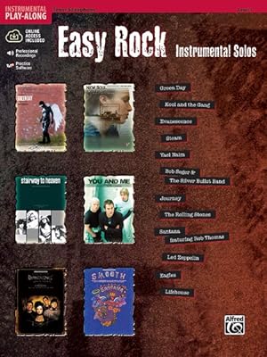 Image du vendeur pour Easy Rock Instrumentals, Level 1 : Tenor Sax mis en vente par GreatBookPrices