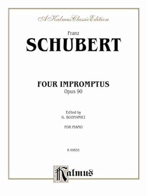 Imagen del vendedor de Four Impromptus, Op. 90 a la venta por GreatBookPrices