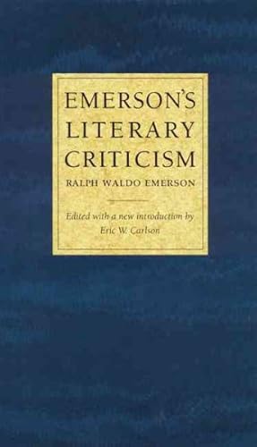 Seller image for Emerson's Literary Criticism for sale by GreatBookPrices