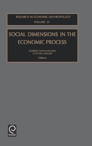 Imagen del vendedor de Social Dimensions in the Economic Process a la venta por GreatBookPrices