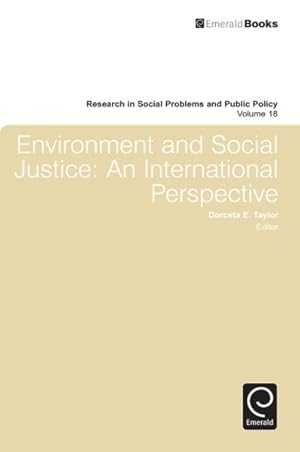 Imagen del vendedor de Environment and Social Justice : An International Perspective a la venta por GreatBookPrices