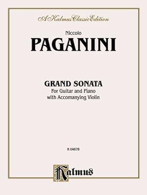 Imagen del vendedor de Grand Sonata : For Guitar and Piano With Accompanying Violin a la venta por GreatBookPrices