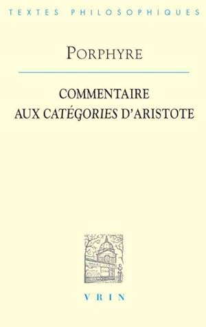 Immagine del venditore per Commentaire Aux Categories D'aristote -Language: French venduto da GreatBookPrices