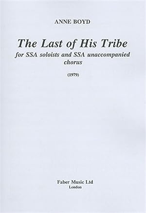 Seller image for Last of His Tribe : Choral Octavo for sale by GreatBookPrices