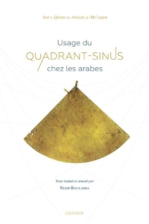 Imagen del vendedor de Usage Du Quadrant-sinus Chez Les Arabes -Language: French a la venta por GreatBookPrices