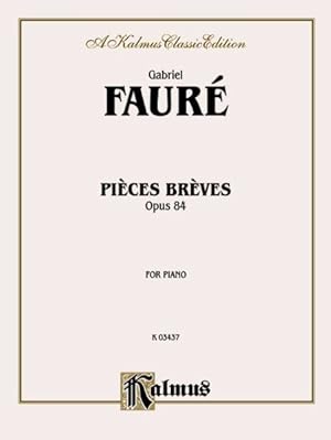Bild des Verkufers fr Pieces Breves Op.84 zum Verkauf von GreatBookPrices