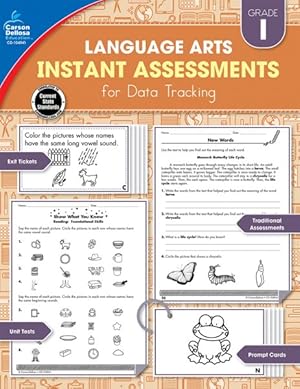 Seller image for Instant Assessments for Data Tracking Language Arts Grade 1 for sale by GreatBookPrices