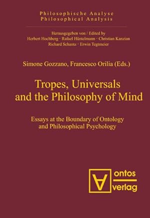Seller image for Tropes, Universals and the Philosophy of Mind for sale by GreatBookPrices