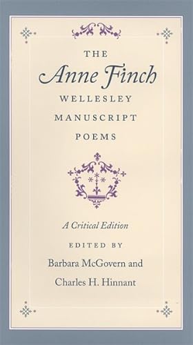 Image du vendeur pour Anne Finch Wellesley Manuscript Poems mis en vente par GreatBookPrices