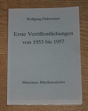 Erste Veröffentlichungen von 1953 bis 1957 - Münchner Rhythmenlehre.
