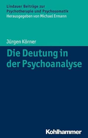 Imagen del vendedor de Die Deutung in Der Psychoanalyse -Language: german a la venta por GreatBookPrices