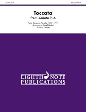 Imagen del vendedor de Toccata from Sonata in a : Score & Parts a la venta por GreatBookPrices