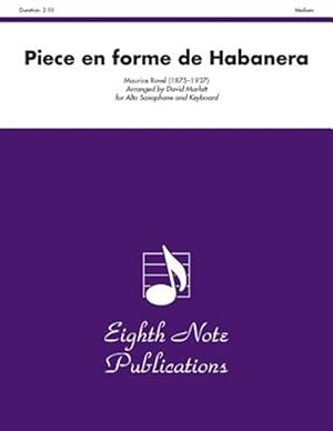 Seller image for Piece En Forme De Habanera for Saxophone : Part(s) for sale by GreatBookPrices