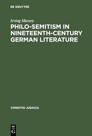 Seller image for Philo-semitism in Nineteenth-century German Literature for sale by GreatBookPrices