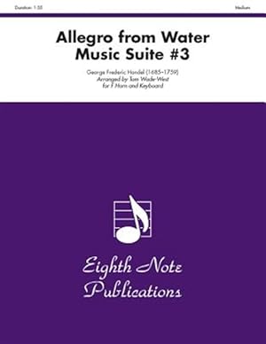 Seller image for Allegro from Water Music Suite No. 3 : Part(s) for sale by GreatBookPrices