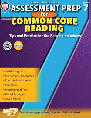 Seller image for Assessment Prep for Common Core Reading, Grade 7 : Tips and Practice for the Reading Standards for sale by GreatBookPrices