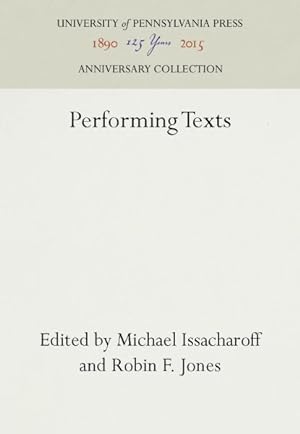 Seller image for Performing Texts for sale by GreatBookPrices