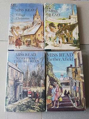 Seller image for Miss Read: Run of six novels, 1966-1977: Village Christmas 1966, Fairacre Festival 1968, News From Thrush Green 1970, Farther Afield 1974, No Holly for Miss Quinn 1976, Village Affairs 1977 for sale by M&B Books