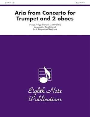 Immagine del venditore per Aria from Concerto for Trumpet and Two Oboes venduto da GreatBookPrices