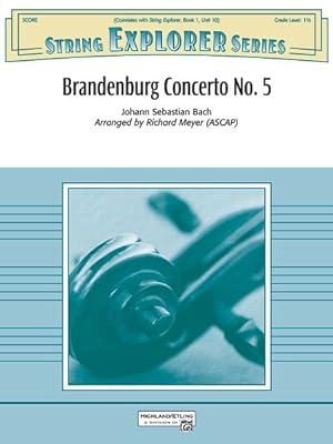 Imagen del vendedor de Brandenburg Concerto No. 5 : Conductor Score a la venta por GreatBookPrices