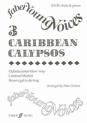 Seller image for 3 Caribbean Calypsos : Sa B Choir & Piano for sale by GreatBookPrices