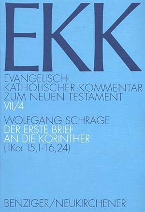 Image du vendeur pour Der Erste Brief an Die Korinther : 1. Kor 15,1-16,24 -Language: german mis en vente par GreatBookPrices