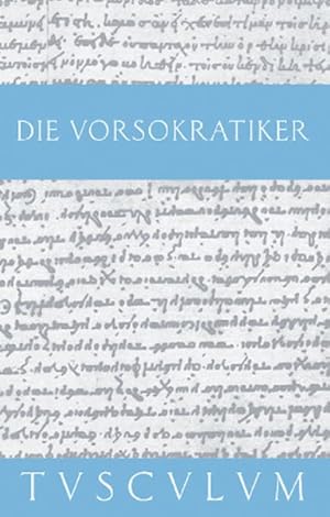 Bild des Verkufers fr Die Vorsokratiker -Language: German zum Verkauf von GreatBookPrices