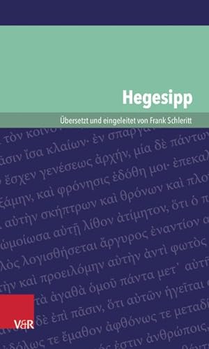 Seller image for Hegesipp -Language: german for sale by GreatBookPrices