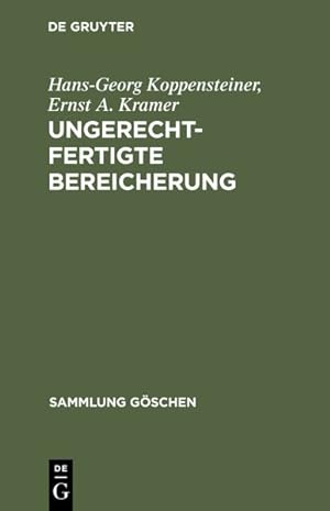 Image du vendeur pour Ungerechtfertigte Bereicherung -Language: german mis en vente par GreatBookPrices