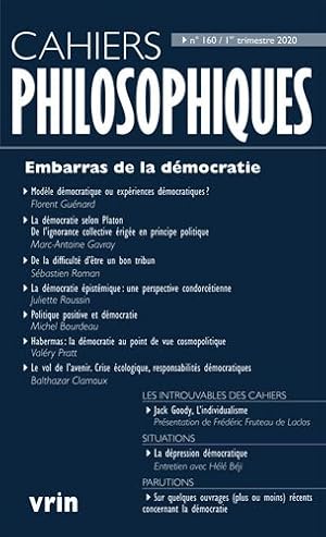 Immagine del venditore per Les Embarras De La Democratie -Language: French venduto da GreatBookPrices