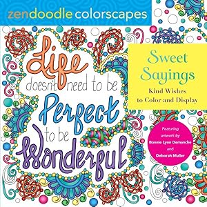 Seller image for Sweet Sayings : Kind Wishes to Color and Display for sale by GreatBookPrices