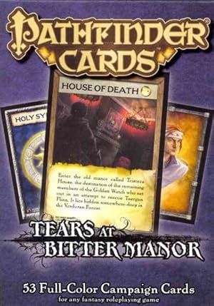 Seller image for Pathfinder Campaign Cards : Tears at Bitter Manor for sale by GreatBookPrices