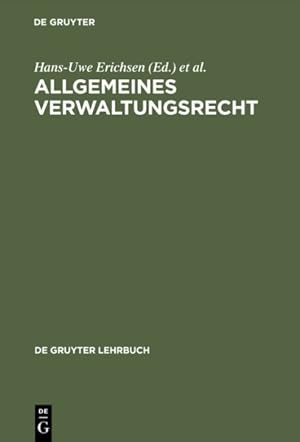 Immagine del venditore per Allgemeines Verwaltungsrecht -Language: german venduto da GreatBookPrices