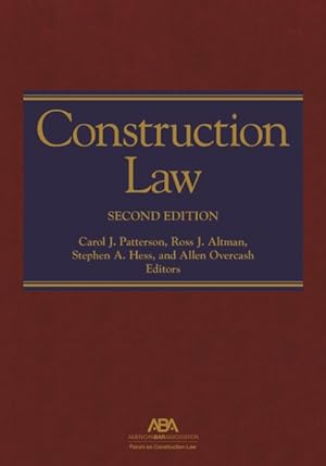 Imagen del vendedor de Construction Law a la venta por GreatBookPrices