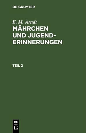 Seller image for Mhrchen Und Jugenderinnerungen -Language: german for sale by GreatBookPrices